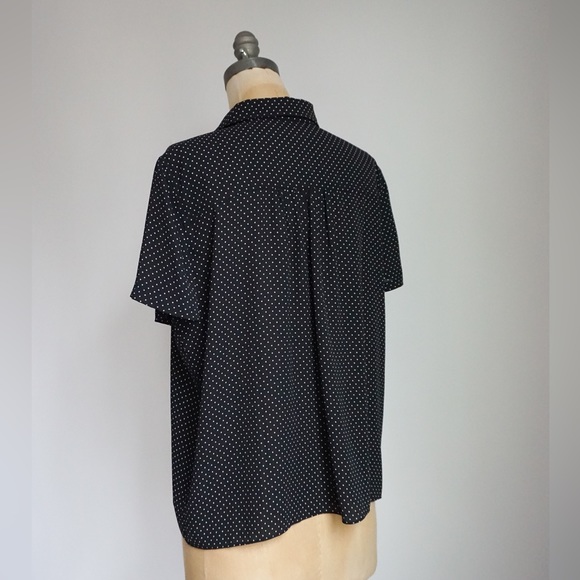 J.Crew polka dot top - L - Picture 2 of 3